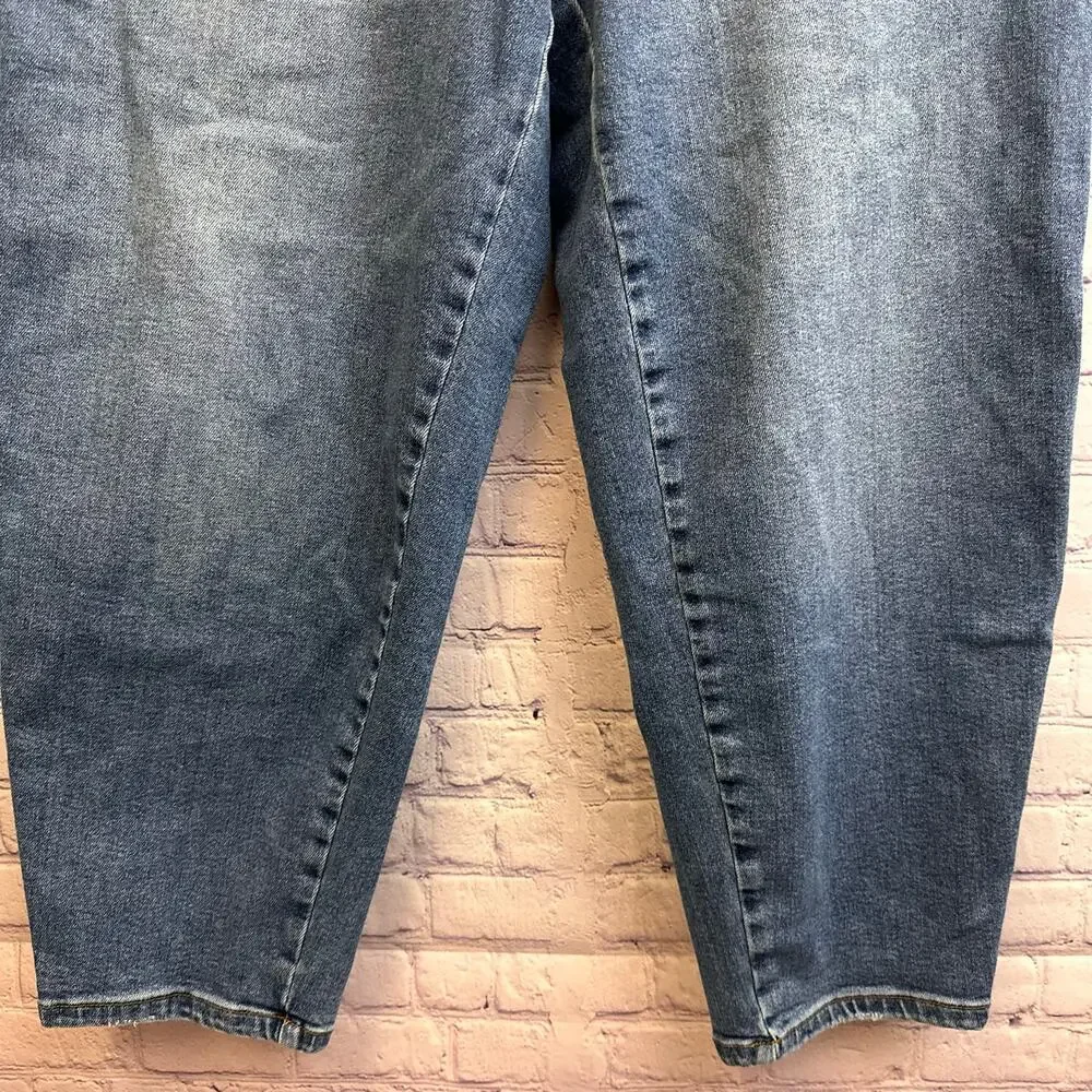 Judy Blue High Waisted Barrel Stitch Thru Pocket Blue Jeans Women's 16W